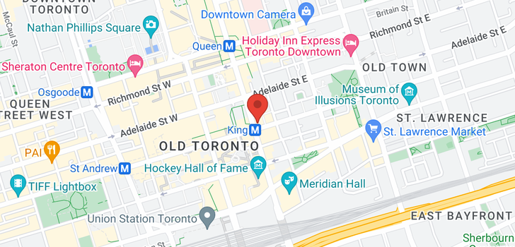 map of #705 -8 KING ST E